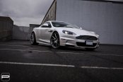 Imposing White Aston Martin DBS Showing Off Anthracite PUR Wheels