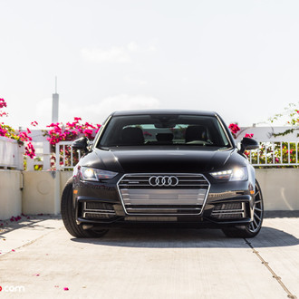 Audi A4 on Graphite Vossen VFS2 Wheels