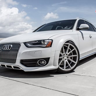 Stylish Audi A4 Tuned for High Performance