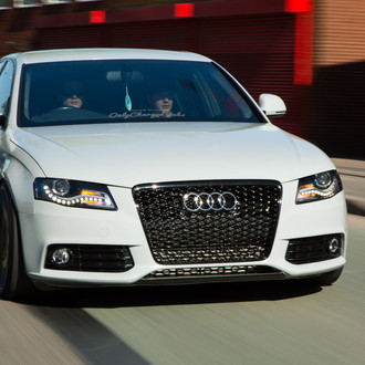 Slightly Customized White Audi A4