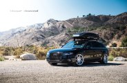 Tuning Touches That Change Everything: Custom Black Audi A4 Wearing Silver Blaque Diamond Wheels