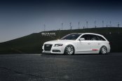 JDM Approach to White Audi A4 with Custom Parts