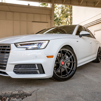 White Audi A4 2.0T Gets Improved Lighting and More