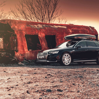Chrome Beautifying Black Audi A4