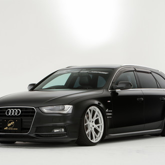 Custom Black Matte Audi A4 - Photo by Vossen