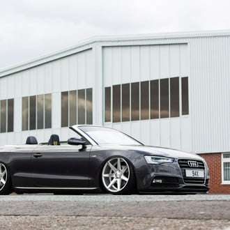 Custom Convertible Audi A5 with Chrome Grille - Photo by Vossen