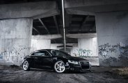 Slightly Customzied Black Audi A5 Gets a Distinctive Apperance