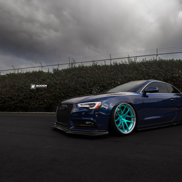 Rotiform SNA 3PC Custom Painted Wheels on Audi A5 Coupe - Photo by Rotiform