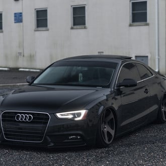 TMB Deep Concave Wheels by Rotiform on Stanced Audi A5