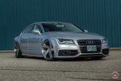 Gray Pearl: Audi A7 Fitted with Front Bumper and Fog Lights