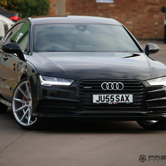 Black Audi A7 Quattro on Vossen Wheels - Photo by Vossen