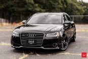 Black Audi A8 Gets More Luxurious Aftermarket Details