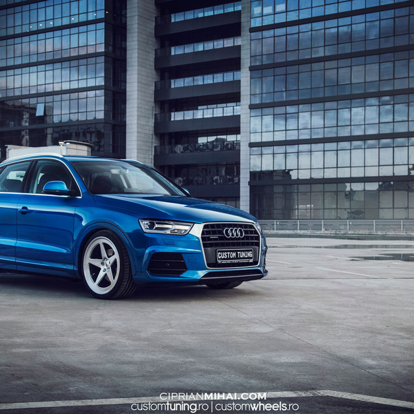 OEM+ Audi Q3 Quattro on Unique Vossen LC101 Custom Wheels - Photo by Vossen