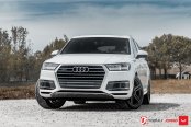 Imposing White Audi Q7 Quattro Has Its Face Revised with Chrome Billet Grille