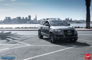 Gray Audi Q7 Gets Upgraded in the Front and in the Rear