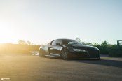 Blacked Out and Stanced: Audi R8 Looking Mean with Aftermarket Goodies