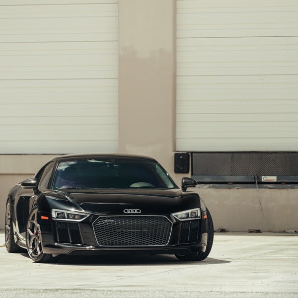 Vossen CG 205 Rims Look Right At Home on This Beautiful R8 - Photo by Vossen