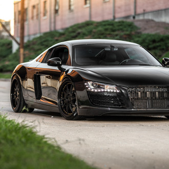 The Darth Vader of VAG World - Audi R8 With a Perfect Stance - Photo by Avant Garde