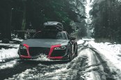 Audi R8 Gains a Custom Paint and Roof Rack
