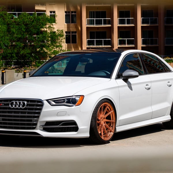 Audi S3 Rolling on Bronze Avant Garde Wheels - Photo by Avant Garde