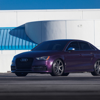Purple Audi S3 Sedan - Photo by Vossen
