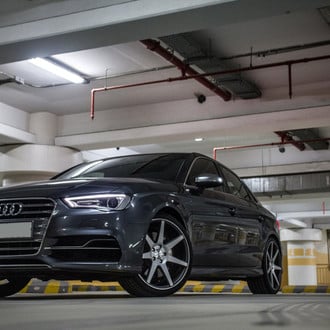 Custom Parts on Gray Mettalic Audi S3 Speaking of Luxury