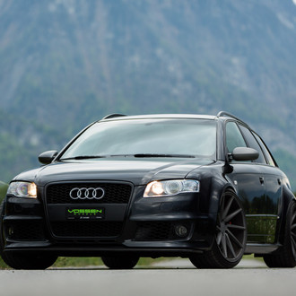 Custom Blacked Out Audi RS4 - Photo by Vossen