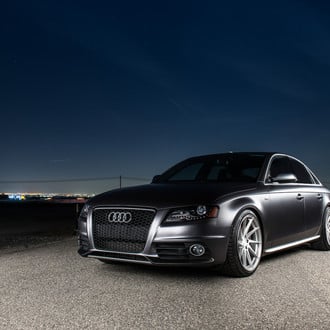 Flawless Matte Black Audi S4 by Avant Garde