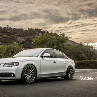 Noble Gray Audi S4 on Vossen Wheels