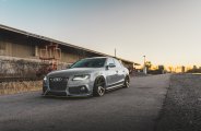 Crazy Body Kit on Gray Debadged Audi S4