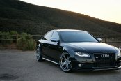 Moderate Tuning Tweaks for Elegant Black Audi S4