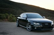 Moderate Tuning Tweaks for Elegant Black Audi S4