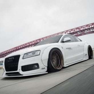 Burgundy Red Audi S5 on Vossen Wheels — CARiD.com Gallery