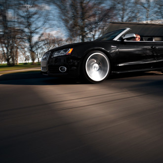 Custom Black Convertible Audi S5 - Photo by Vossen