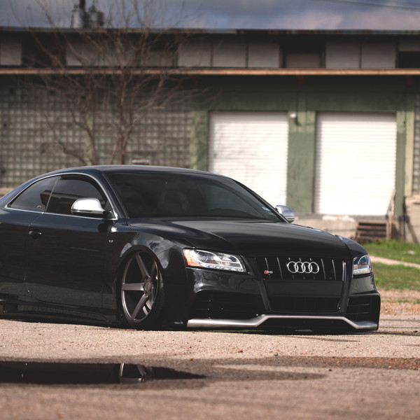 Custom Black Stanced Audi S5 - Photo by Vossen