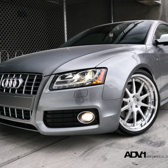 Audi S5 Coupe Fitted With ADV1 Custom Wheels and Lowered Suspension