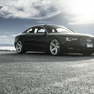 Ravishing Blue Audi S5 Proudly Wears Chrome Grille With Custom Emblem Carid Com Gallery