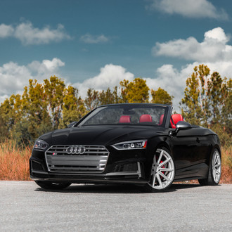 Custom Black Convertible Audi S5 Going Topless