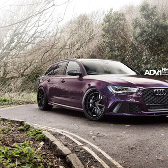 Custom Purple Audi S6 Quattro - Photo by ADV.1