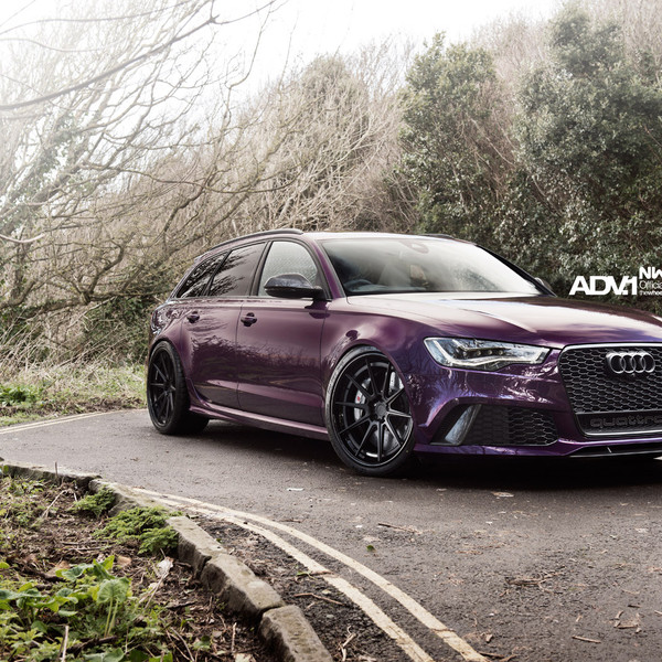 Custom Purple Audi S6 Quattro - Photo by ADV.1