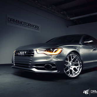 Platinum Audi S6 On M310 Wheels by Avant Garde in Hyper Silver