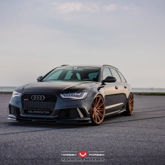 Audi S6 Quattro with Custom Front Lip - Photo by Vossen