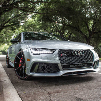 Enahnced Lighting and Some Custom Accessories on Silver Audi S7