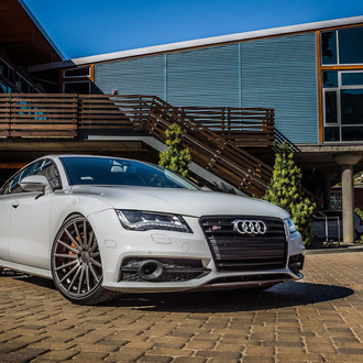 Attention Stealing Gray Pearl Customized Audi S7