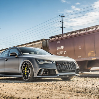 Custom Matte Gray Audi RS7 Quattro - Photo by Rotiform