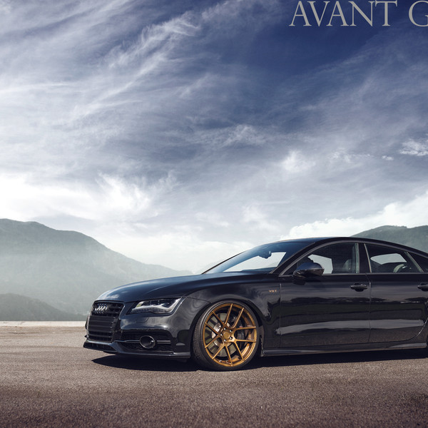 Custom Black Audi S7 with Avant Garde Rims - Photo by Avant Garde Wheels