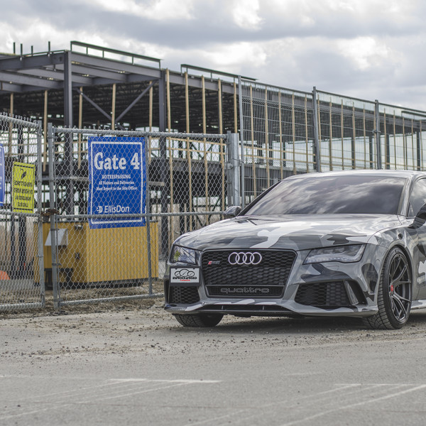 Custom Camo Painted Audi S7 - Photo by Vorstiner