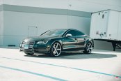 A Touch of Luxury to Black Audi S7 with Custom Chrome Trim