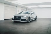 Gray Audi S7 Showing Off Brixton Forged Wheels