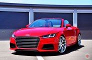 Angry Red Audi TT Roadster On VPS315T by Vossen